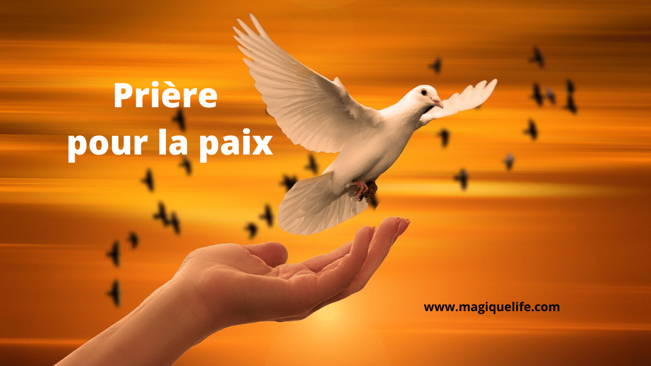 Prière pour la paix ! - Magique Life, pour une vie magique...