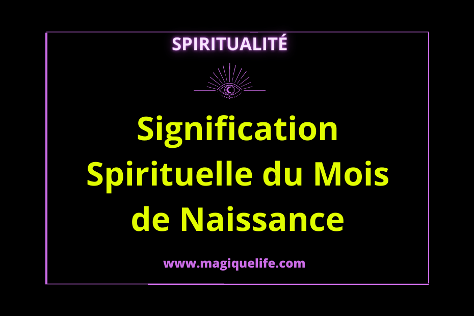 Signification Spirituelle du Mois de Naissance — free download